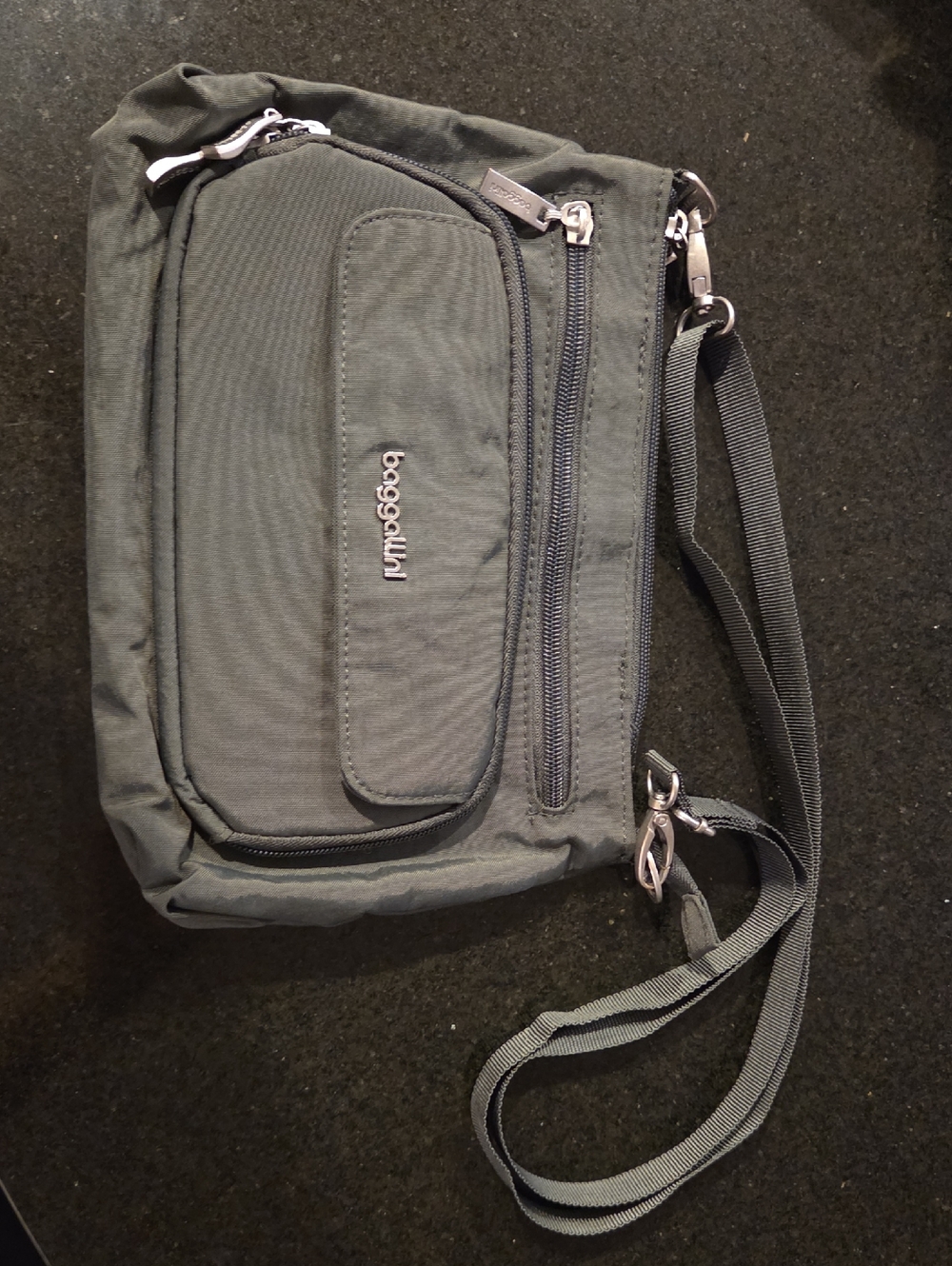 Baggallini Grey Crossbody Bag